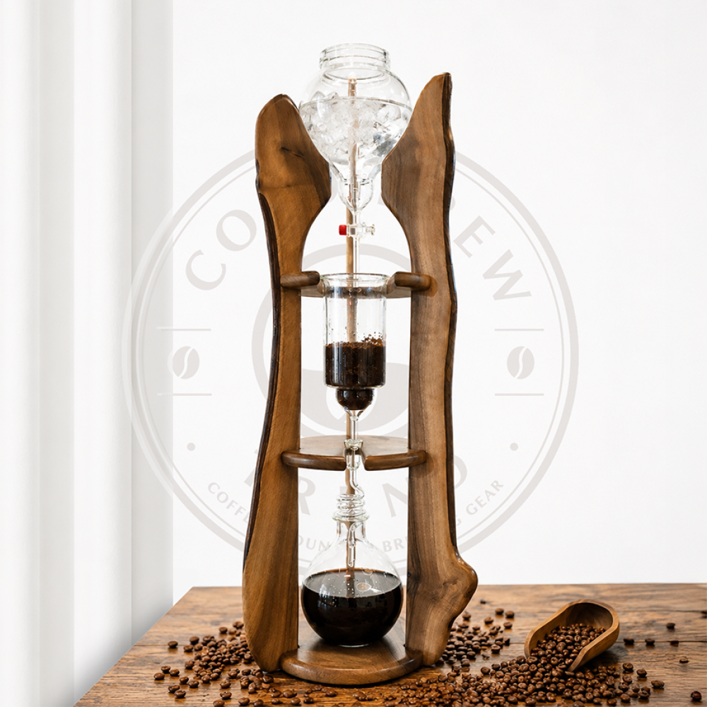 Cold Brew Trend 2 Litre Ahşap Cold Drip Kahve Demleme Standı – Profesyonel Cold Brew Sistemi