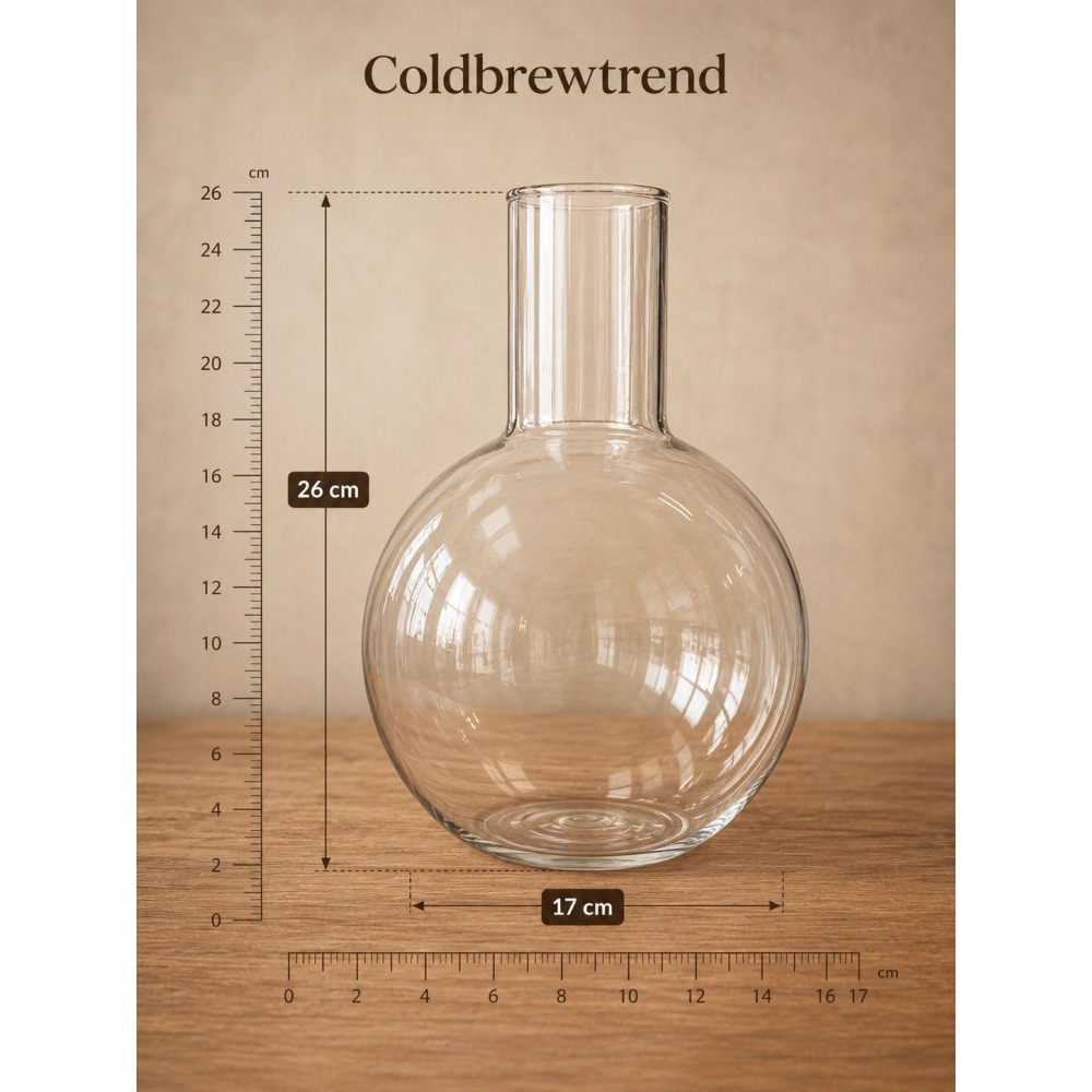 Coldbrew Kahve Balonu Yedek Cam 3 Litre