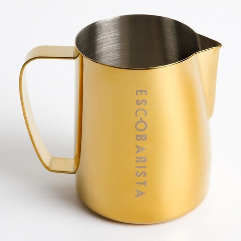 Escobarista Barista Space Latte Pitcher, 600 ml, Altın